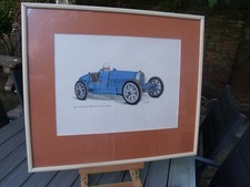 Magnifique lithographie signé d'occasion  Pontailler-sur-Saône
