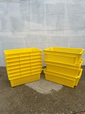 Plastic nestable stacking for sale  GRIMSBY