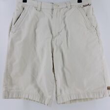 Shorts chino Quiksilver masculino vintage Y2K 34 100% algodão branco osso comprar usado  Enviando para Brazil