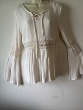 White bell sleeve for sale  New Castle