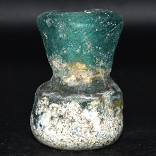 Vaso de vidro romano antigo genuíno com pátina iridescente do Oriente Médio comprar usado  Enviando para Brazil
