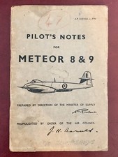 Gloster meteor pilots for sale  OSWESTRY