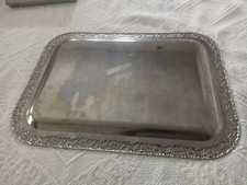 Serviertablett edelstahl vinta gebraucht kaufen  Florstadt