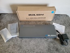 Controlador de parede de vídeo 4K 3x3, entradas HDMI e DP e tipo C, parede de TV RIUIIN... comprar usado  Enviando para Brazil