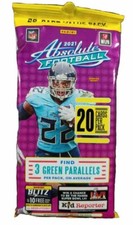 2021 Absolute Football Value Cello Fat Pack 20 cartões novo em folha lacrado de fábrica comprar usado  Enviando para Brazil