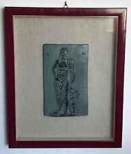 Esculapio placca ceramica usato  Italia