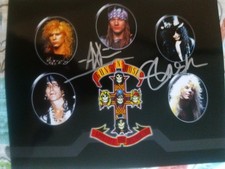 Usado, Guns N Roses Axl Rose/Slash assinado certificado de autenticidade 8x10 com adesivo numerado correspondente comprar usado Usado, Guns N Roses Axl Rose/Slash assinado certificado de autenticidade 8x10 com adesivo numerado correspondente comprar usado  Enviando para Brazil