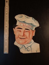 Pubblicità figurina estratto carne Biasioli vintage con fori  - C1 comprar usado  Enviando para Brazil