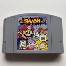 Super Smash Bros Nintendo 64 N64 autêntico limpo testado funcionando etiqueta vermelha 1º comprar usado  Enviando para Brazil