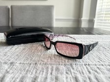 Usado, Óculos de sol vintage anos 90 Chanel roxo armação lentes roxas com estojo rígido comprar usado  Enviando para Brazil