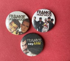 Vintage Frankie Goes To Hollywood pin badges X3  Pop  Music Band 980s Relax ! comprar usado  Enviando para Brazil