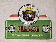 smokey bear sign for sale smokey bear sign for sale Crandall