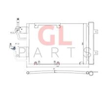 Condensador de ar condicionado radiador ar condicionado PARA OPEL ASTRA H A04 CDTI 2003-2007 comprar usado  Enviando para Brazil