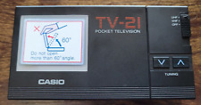 RARO Vintage CASIO TV-21 Televisão de Bolso Cristal Líquido - Novo/Estado Perfeito - Testado! comprar usado  Enviando para Brazil
