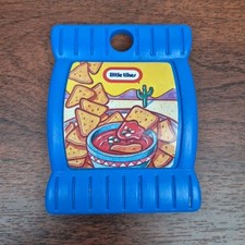 Używany, Little Tikes Pretend Play Torba na jedzenie z nacho Tortilla Chipsy Niebieska na sprzedaż  Wysyłka do Poland