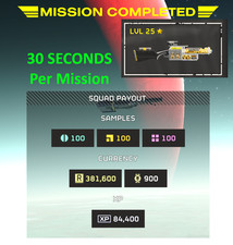 Helldivers 30sec mission for sale  GLASGOW