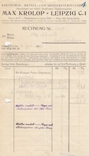 Leipzig rechnung 1930 gebraucht kaufen  Leipzig