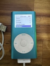 Usado, Reprodutor de mídia Apple A1051 iPod Mini 2ª geração 4 GB armazenamento azul comprar usado  Enviando para Brazil