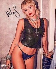 Signed photo miley for sale  ROMFORD