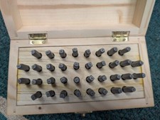 Alphabet number punch for sale  BELPER