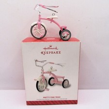 Ornamento de lembrança de triciclo Hallmark rosa bonito 2014 comprar usado  Enviando para Brazil