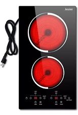 Usado, Cooktop elétrico 12 polegadas - 2 queimadores bancada e fogão elétrico embutido comprar usado  Enviando para Brazil