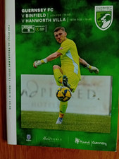 guernsey football programme for sale  SCARBOROUGH