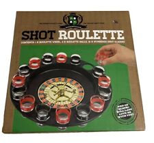 Copo de roleta Shot Gentlemen Club jogo de festa bebendo 16 peças vermelho/preto - Novo comprar usado  Enviando para Brazil