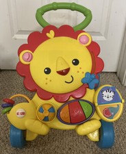 Fisher Price Lion Walker primeiro passo atividade de aprendizagem brinquedo espelho piano musical  comprar usado  Enviando para Brazil