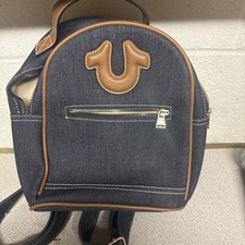 Bolso Mochila True Religion Denim Y Marrón. Poco uso. De moda y ligero segunda mano  Embacar hacia Mexico