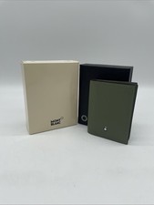 Montblanc Sartorial 4CC Trio Porta-Cartões de Luxo Pasta Verde RRP £230 comprar usado  Enviando para Brazil