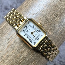 Usado, Relógio Monet feminino moda numerais romanos tom dourado quartzo analógico 16mm 6 1/2" comprar usado Usado, Relógio Monet feminino moda numerais romanos tom dourado quartzo analógico 16mm 6 1/2" comprar usado  Enviando para Brazil