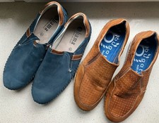 Slipper herren blau gebraucht kaufen  Müssen, Tramm, Woltersdorf