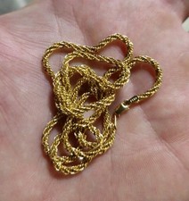 Usado, Corrente de corda vintage BBB Peru 14k (2g). comprar usado  Enviando para Brazil