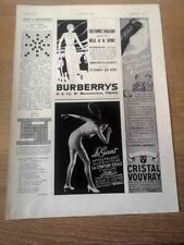 Publicité 1933 burberrys d'occasion  Bordeaux-