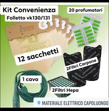 Sacchetti folletto 130 usato  Carinaro