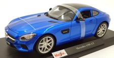 Usado, Maisto escala 1/18 fundido 46629 - Mercedes-Benz AMG GT - Azul comprar usado  Enviando para Brazil