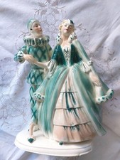 Porzellan figuren pierrot gebraucht kaufen  Taufkirchen