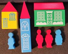 Wooden buildings figures. for sale  Morristown