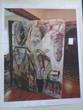 Big oil painting for sale  Newton