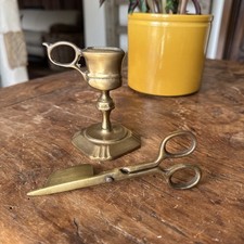 Antique brass candle for sale  DERBY