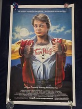 Usado, Vintage Original ~ TEEN WOLF ~ 27x41 Pôster Filme ROLADO MICHAEL J FOX 1985 comprar usado  Enviando para Brazil