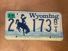 Targa wyoming 1997 usato  Spedire a Italy