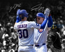 Foto autografada impressa por Pete Crow-Armstrong Kyle Tucker Chicago Cubs comprar usado  Enviando para Brazil