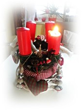 Shabby adventskranz weiss gebraucht kaufen  Litzendorf