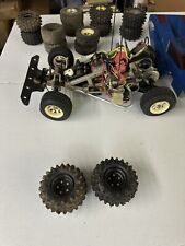 Usado, Tamiya Vintage Hornet Pneus Pneus E Roda Knobby Cravado Sujeira Aros Off Road comprar usado  Enviando para Brazil