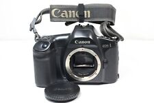 Canon EOS-1 35mm SLR Film Korpus aparatu tylko czarny Made in Japan z paskiem na sprzedaż  Wysyłka do Poland