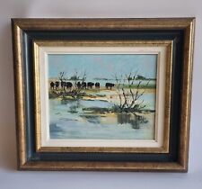 Tableau camargue taureau d'occasion  Cavaillon