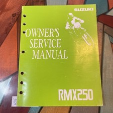 Usado, 1991 Suzuki RMX250 Manual de Serviço do Proprietário P/N 99011-05D53-03A Fabricante de Equipamento Original 90-96 comprar usado  Enviando para Brazil