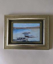 Framed watercolour rowing for sale  YORK